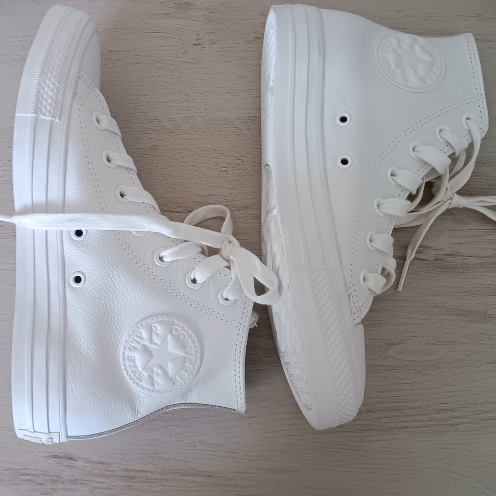 White High-Top Sneakers